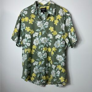 Men's Bonobos floral button up hawain top xl 1866